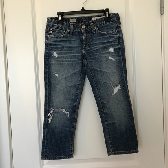 ADRIANO GOLDSCHMEID, MAIDEN CAPRI JEANS, SIZE 24. - Picture 4 of 4